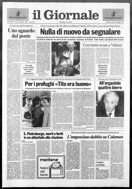 Il giornale : quotidiano del mattino